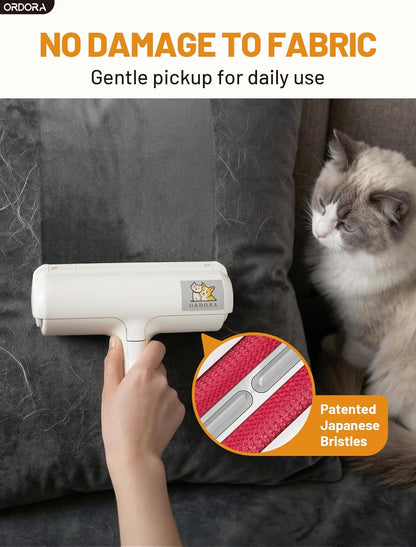 Pet Hair Remover Roller - Eco-Friendly Lint Roller for Pet Hair with Large Collection Bin, Perfect for Upholstery, Bedding, Vehicles, Carpets, and Furniture - No Refills or Batteries Needed